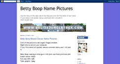 Desktop Screenshot of bettyboopnamepictures.blogspot.com