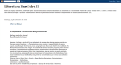 Desktop Screenshot of literaturabrasileiraii.blogspot.com