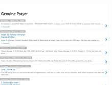 Tablet Screenshot of genuineprayer.blogspot.com