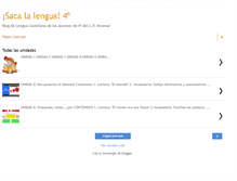 Tablet Screenshot of lenguajecuartovoramar.blogspot.com