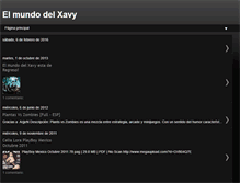 Tablet Screenshot of elmundodelxavy.blogspot.com