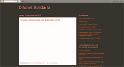 Desktop Screenshot of difunetsolidario.blogspot.com