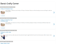 Tablet Screenshot of danascraftycorner.blogspot.com