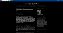 Desktop Screenshot of genocideolympics.blogspot.com