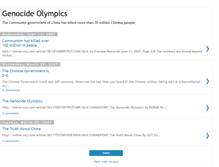 Tablet Screenshot of genocideolympics.blogspot.com