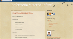 Desktop Screenshot of materno-infantil-243.blogspot.com