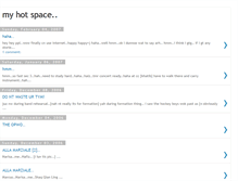 Tablet Screenshot of my-hot-space.blogspot.com