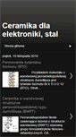 Mobile Screenshot of elektroceramika.blogspot.com