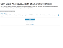 Tablet Screenshot of cornstovewarehouse.blogspot.com