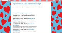 Desktop Screenshot of ingyen-kiskutyak.blogspot.com
