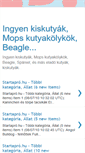 Mobile Screenshot of ingyen-kiskutyak.blogspot.com