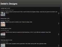 Tablet Screenshot of debbisdesigns.blogspot.com