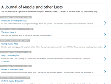 Tablet Screenshot of musclelust.blogspot.com
