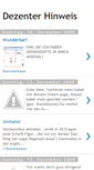 Mobile Screenshot of dezenterhinweis.blogspot.com