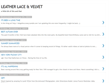 Tablet Screenshot of leatherlaceandvelvet.blogspot.com