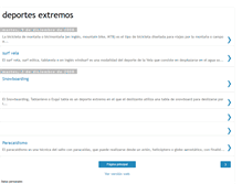 Tablet Screenshot of deportesextremos-matias.blogspot.com