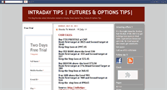 Desktop Screenshot of intraday-futures-options-tips.blogspot.com