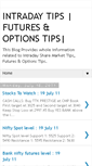 Mobile Screenshot of intraday-futures-options-tips.blogspot.com