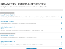Tablet Screenshot of intraday-futures-options-tips.blogspot.com