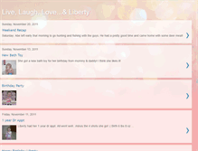 Tablet Screenshot of livelaughloveliberty.blogspot.com