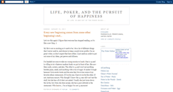 Desktop Screenshot of lifepokerhappiness.blogspot.com