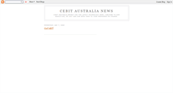 Desktop Screenshot of cebitaustralianews.blogspot.com
