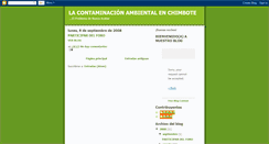 Desktop Screenshot of lacontaminacionambientalenchimbote.blogspot.com