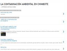 Tablet Screenshot of lacontaminacionambientalenchimbote.blogspot.com