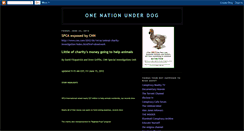 Desktop Screenshot of onenationunderdog.blogspot.com