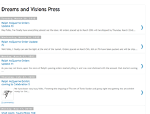 Tablet Screenshot of dreamsandvisionspress.blogspot.com