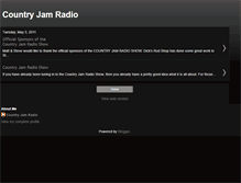 Tablet Screenshot of countryjamradio.blogspot.com