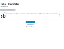 Tablet Screenshot of hello-btemplates.blogspot.com