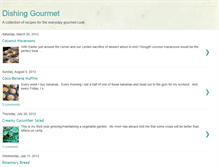Tablet Screenshot of dishinggourmet.blogspot.com