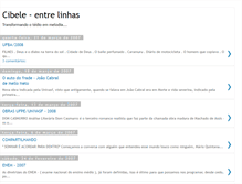 Tablet Screenshot of cibele-entrelinhas.blogspot.com