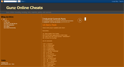 Desktop Screenshot of gunz-online-cheats.blogspot.com