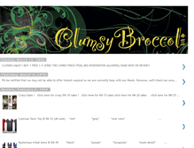 Tablet Screenshot of clumsybroccoli.blogspot.com