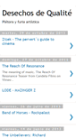 Mobile Screenshot of desechosdequalite.blogspot.com