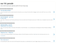 Tablet Screenshot of ourhitparade.blogspot.com