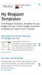Mobile Screenshot of myblogspottemplates.blogspot.com