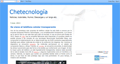 Desktop Screenshot of chetecnologia.blogspot.com