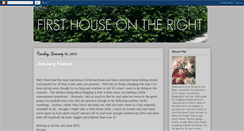 Desktop Screenshot of firsthouseontheright.blogspot.com