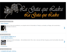 Tablet Screenshot of lagataqueladra.blogspot.com