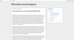 Desktop Screenshot of filhosdocoracaonogana.blogspot.com