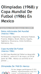 Mobile Screenshot of lasolimpiadasyelmundialenmexico.blogspot.com