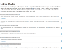 Tablet Screenshot of letrasafiadas.blogspot.com