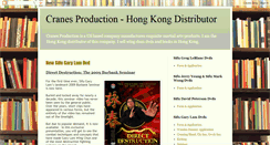 Desktop Screenshot of cranesproduction-hk.blogspot.com