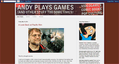 Desktop Screenshot of andyplaysgames.blogspot.com