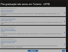 Tablet Screenshot of posturismoufpb.blogspot.com