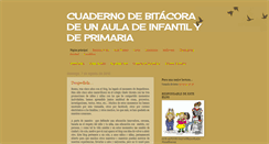 Desktop Screenshot of cuadernodebitacoradeunauladeinfantil.blogspot.com