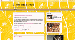 Desktop Screenshot of meatsandsweetsta.blogspot.com
